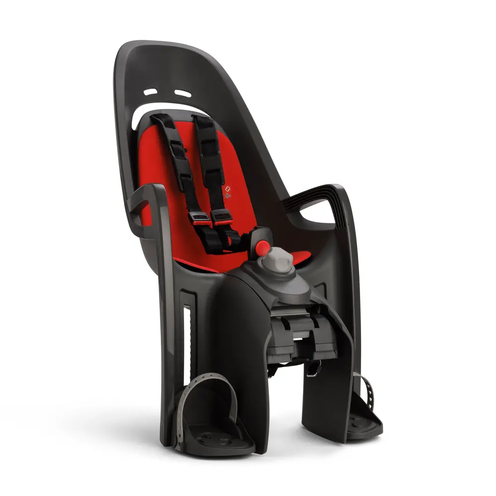 Hamax Zenith Relax Cykelsæde - Dark Grey/Red billede