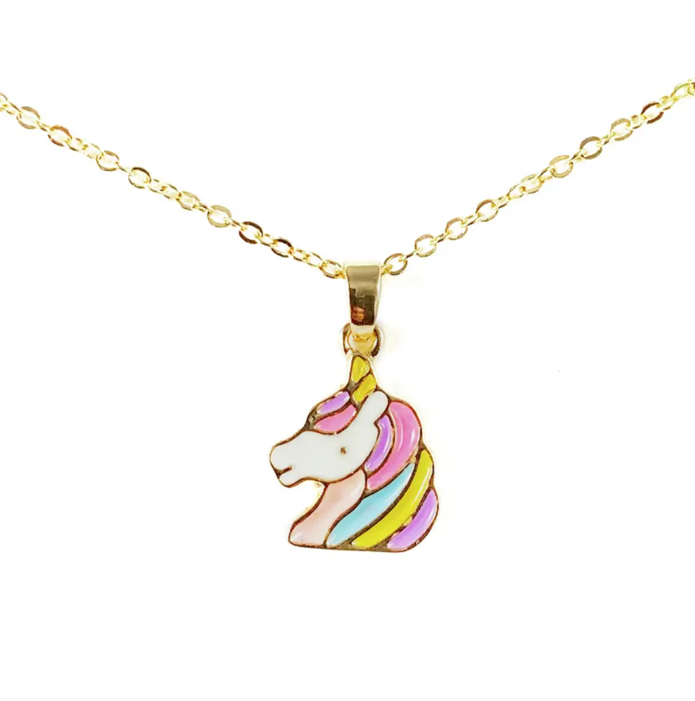 Halskæde Rainbow Unicorn billede