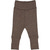 Woolly bukser med foldbare fødder - Walnut melange
