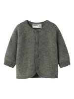 Name It Wmino Uld Cardigan - Mulled Basil