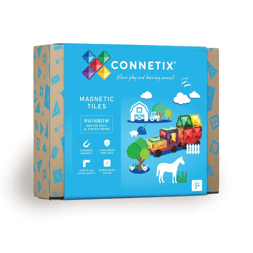 Motion Pack - magnetsæt 24 dele - rainbow billede
