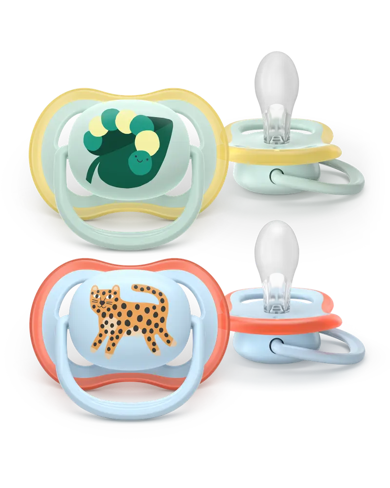 Ultra air soother, 0-6 m, lysegrøn/lyseblå billede