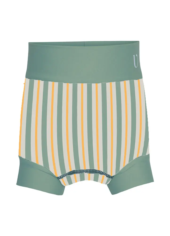 Badeble Neopren - Striped - Fern - 6-12 MDR.