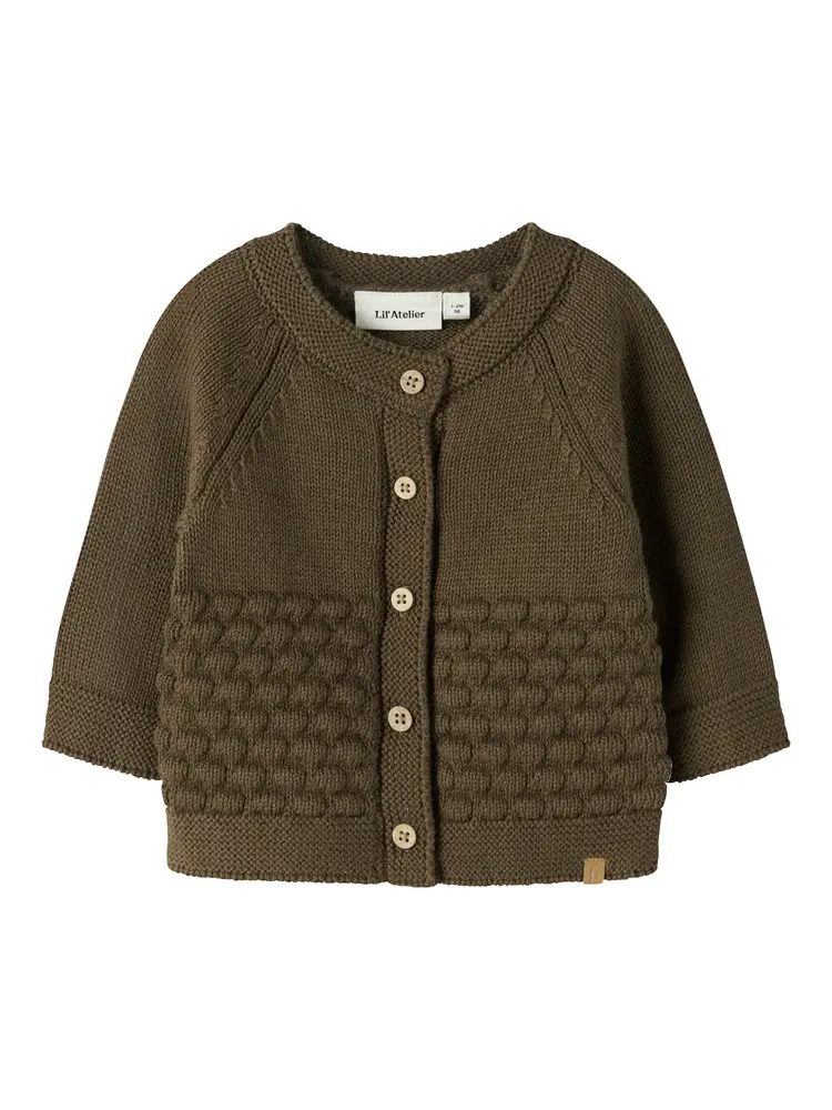 Lil' Atelier Nobir Cardigan - Teak - 56