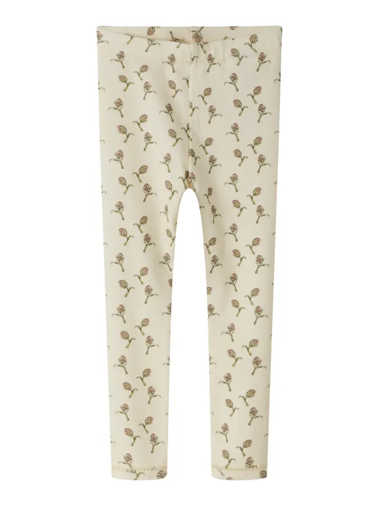 Lil Atelier Leggings - NmfGayo - Slim - Turtledove/Artichoke