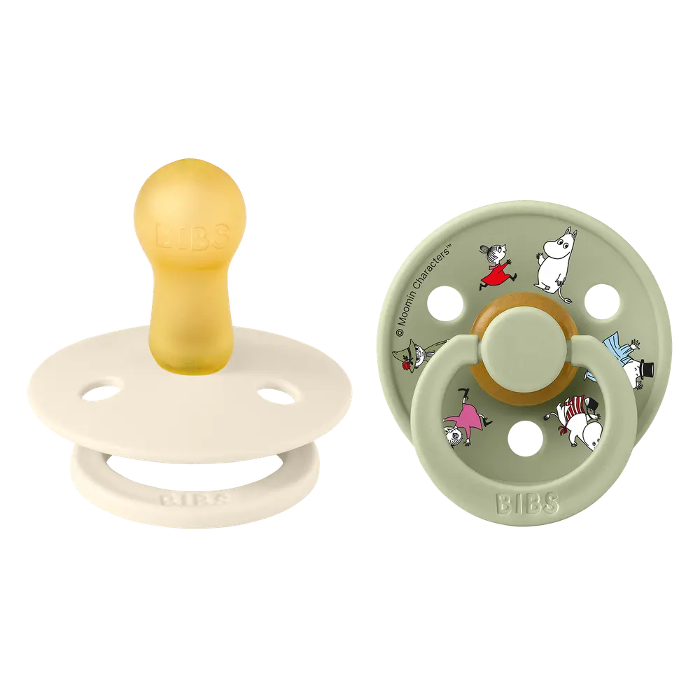 Moomins Colour Sut 2pk Latex Str 2 Ivory billede