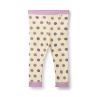 Elstar Leggings - Blomster - Vanilla