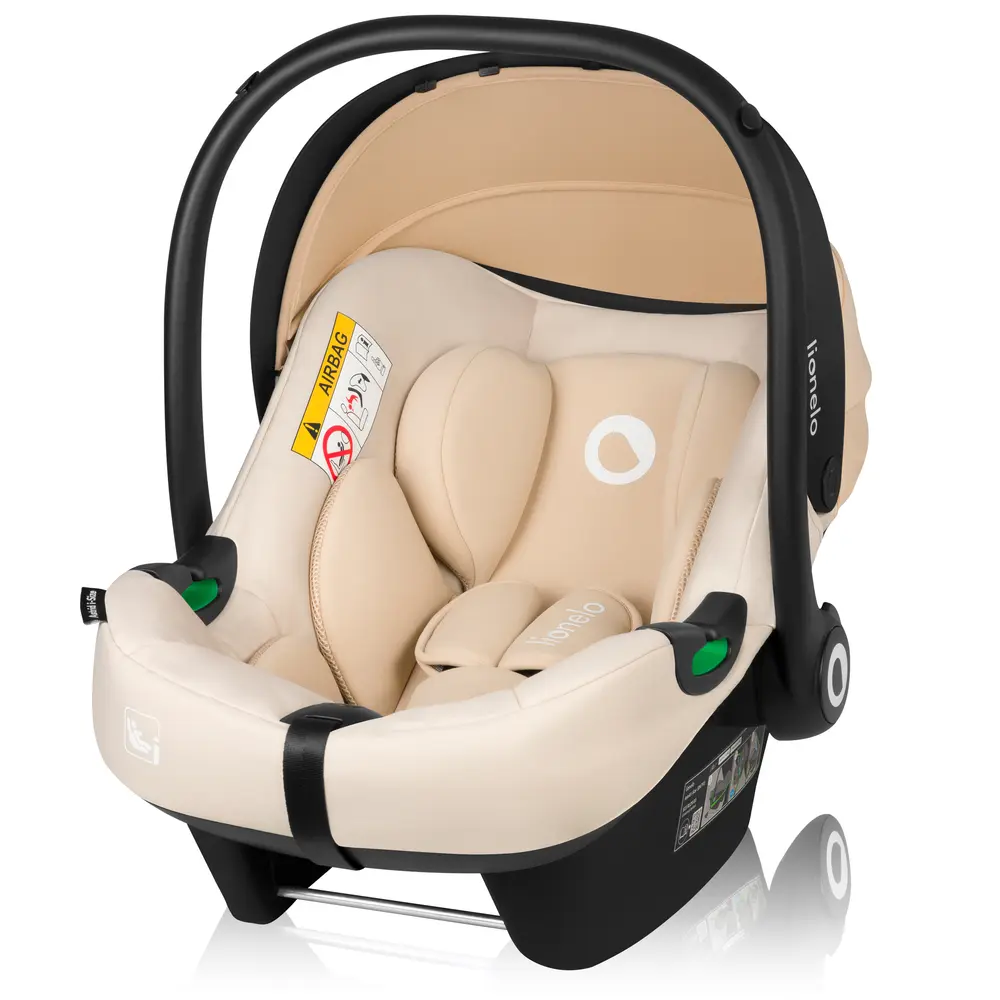 Lionelo Astrid i-Size Autostol - Beige Sand billede