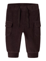 Name It Room Velour Bukser - Chocolate Plum