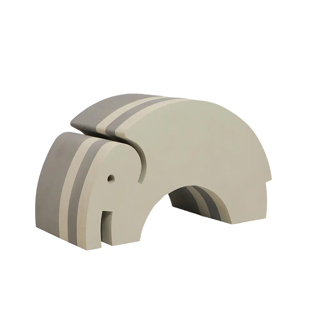 Elefant L24 Grey Zoo billede