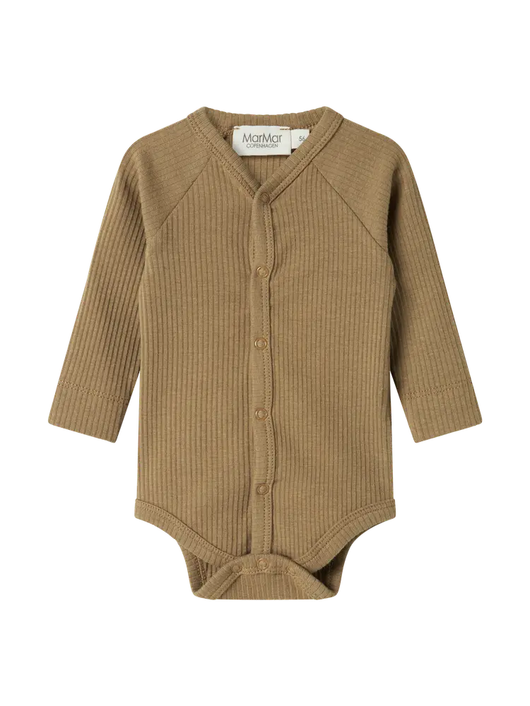 Bruno Langærmet Body - Dark bronze - 50
