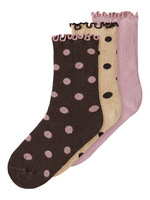Name It Nina Strømper 3-Pak - Sesame