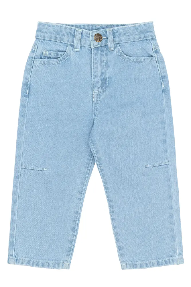 Silvio Barrel Fit Jeans - Light blue denim - 92 billede