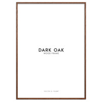 Ramme Mørk egetræ A3