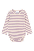Fro Langærmet Rib Body - Sea Fog Striped