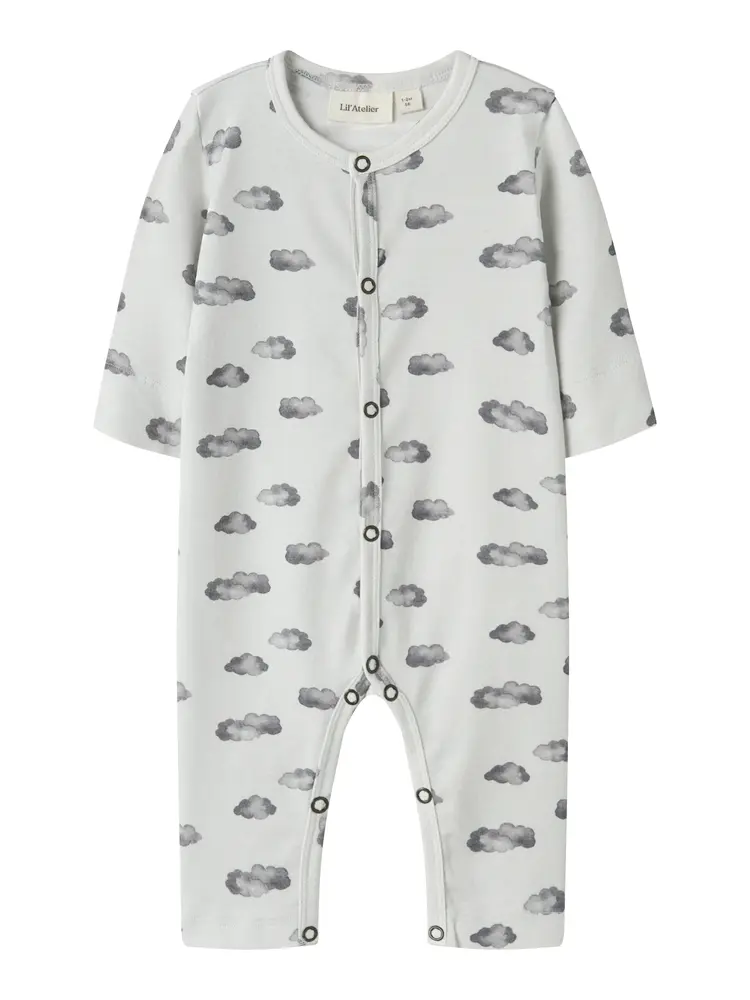 Lil Atelier Natdragt - NbmGio - Glacier Gray/Cloud