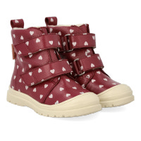 Vandafvisende TEX-støvle med hjerteprint - 3951