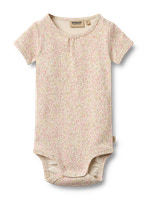 Linette Kortærmet Body - Coral Flowers