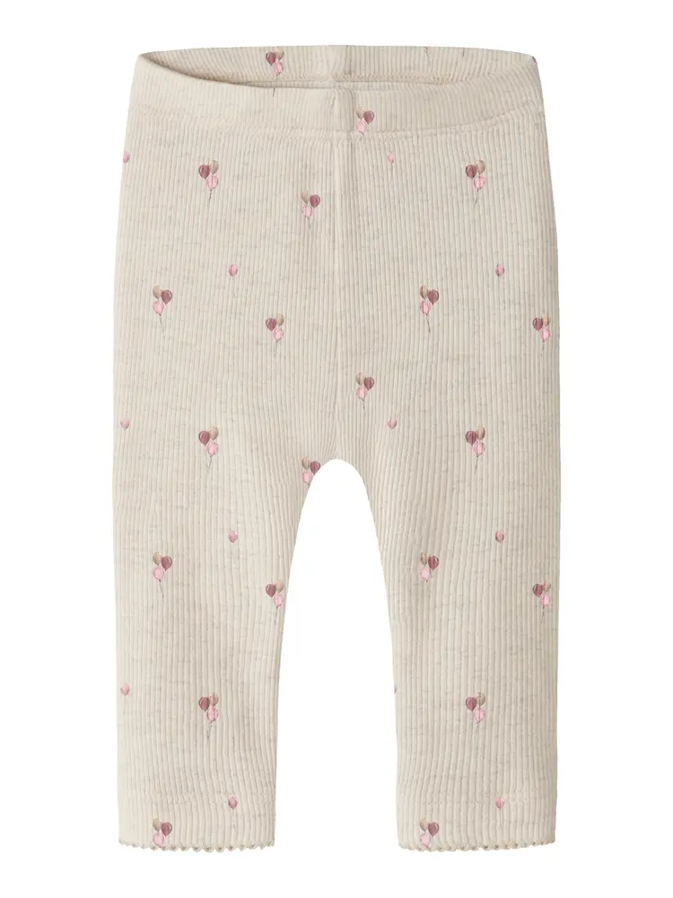 Name It Leggings - NbfNabila - Rib - Peyote Melange