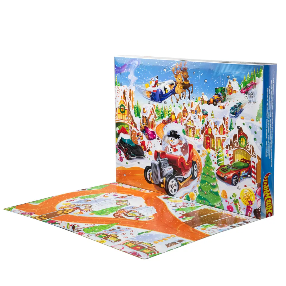 Hot Wheels Basics julekalender 2025 billede