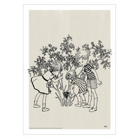 Plakat Astrid Lindgren - Lotta - fugle rede 50x70