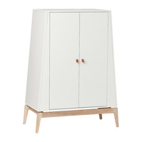 Luna™ garderobeskab - lille hvid/eg