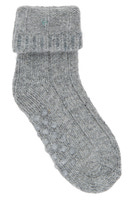 MiniPop Babystrømpe Uld - Light Grey Melange