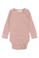 Dante Uld Body Langærmet - Nostalgic Rose/Dark Off White