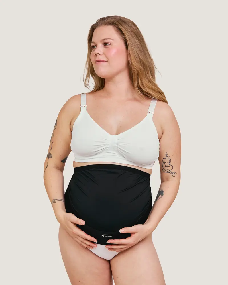 Støttebælte Til Maven - Sort - L-Xl billede