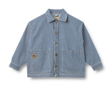 Cole Skjortejakke - Denim Stripe