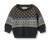 Julius Jacquard Pullover - Navy