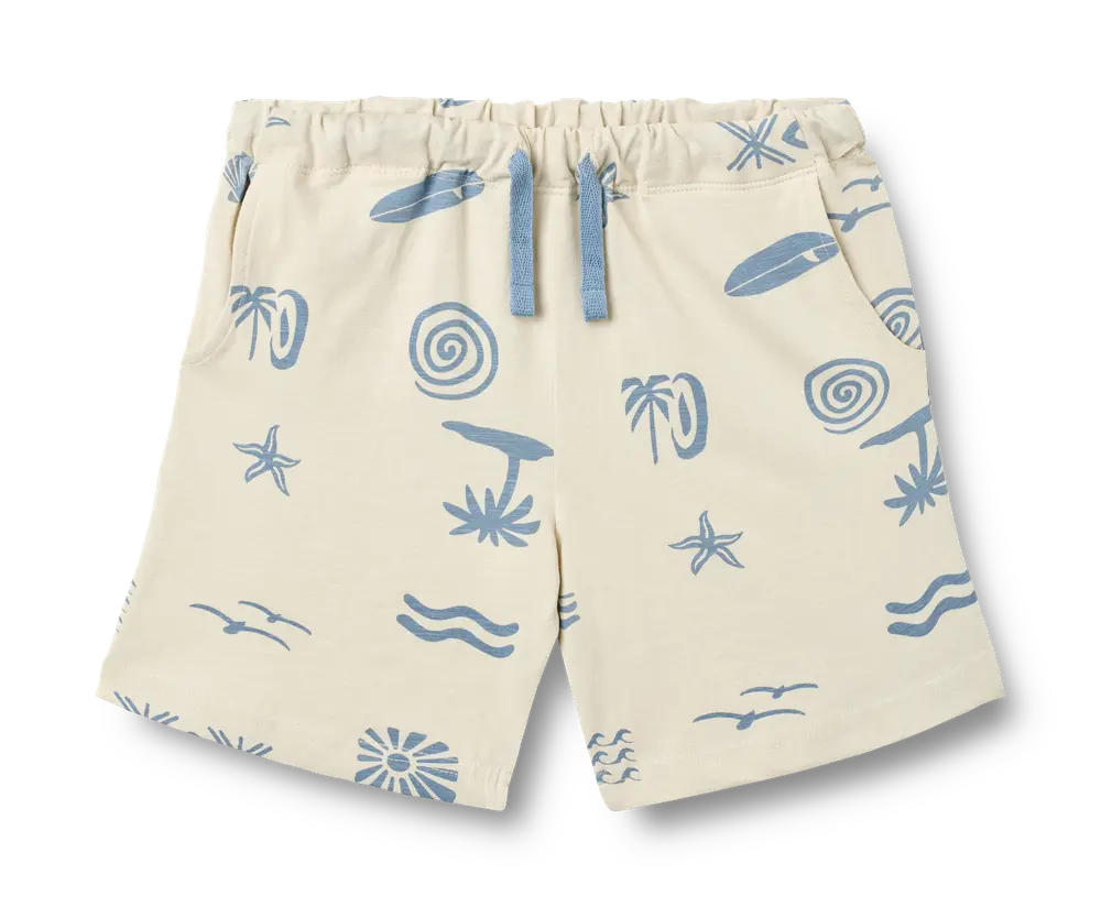 Kalle Jersey Shorts - Summer island - 104 billede