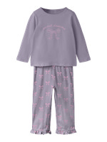 Name It Raniq Nattøjs Sæt - Lavender Gray