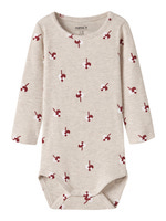 Name It Risakab Langærmet Body - Peyote Melange