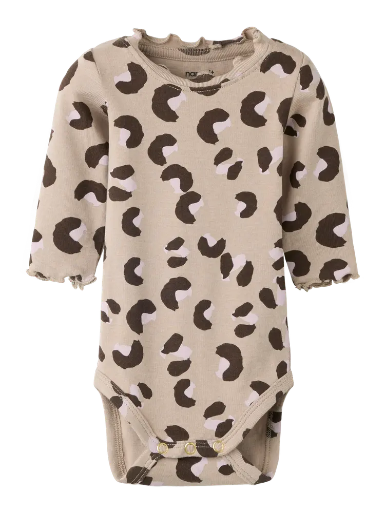 Name It Lana Langærmet Body - Goat - 68