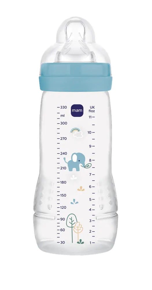 MAM Easy Active Baby Bottle 330ml BLUE billede