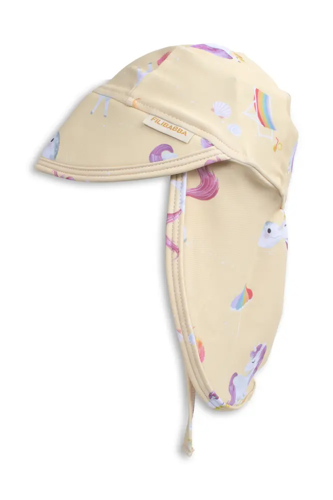 Filibabba Lykke UV Solhat - Yellow - 1-3 ÅR billede