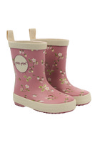 Bliss Gummistøvle m. Print - Dusty Rose Strawberry AOP