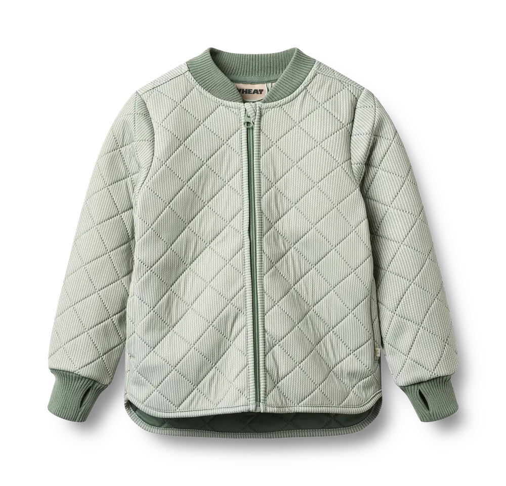 Loui Termojakke - Green Stripe - 104 billede