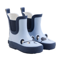 Pirat 3D Gummistøvle Korte - Blue Fog