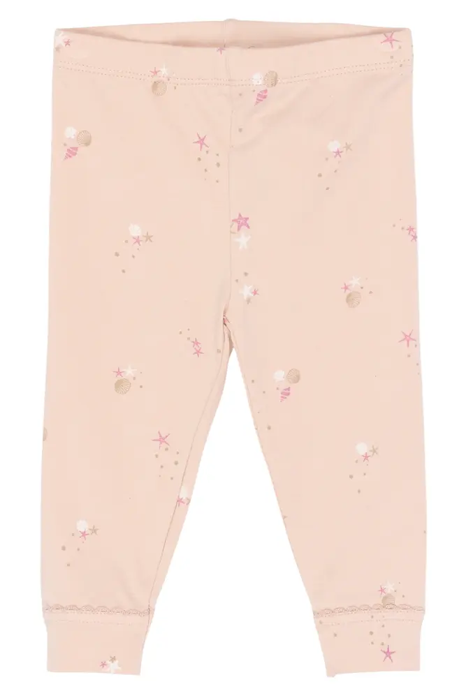 Tova Leggings - Peach Whip AOP - 80 billede