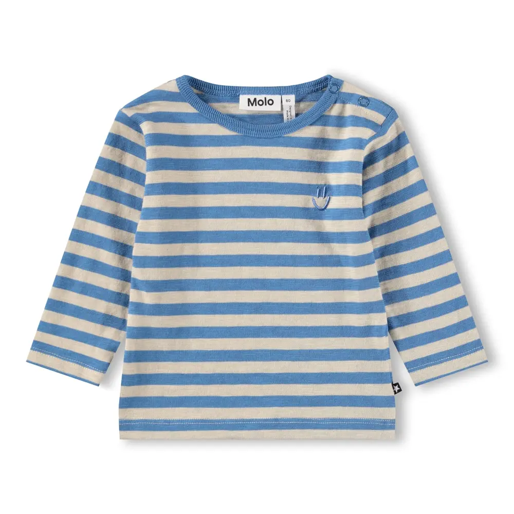Elvo T-shirt - Blue Sand Stripe - 62 billede