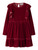 Name It Rididde Velour Kjole - Red Dahlia