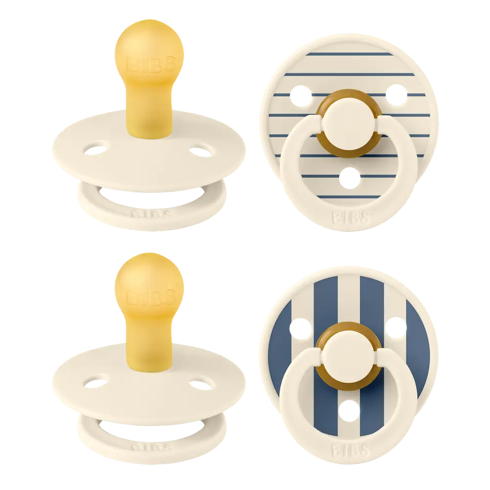 Studio Colour Sut 4pk Latex Str 1 Pin Ivory/Blue billede