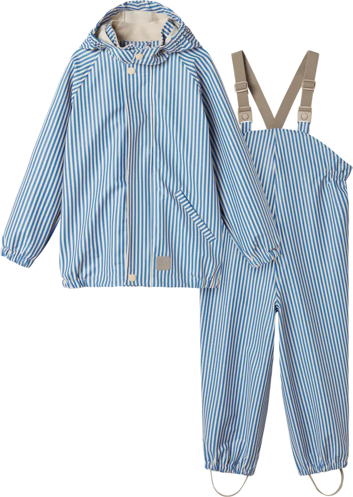 Oddy Regnsæt - Blue Stripe - 74 billede