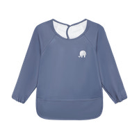 Celavi Langærmet Hagesmæk - China Blue