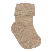 Uld Ankelstrømpe  Rib - 489