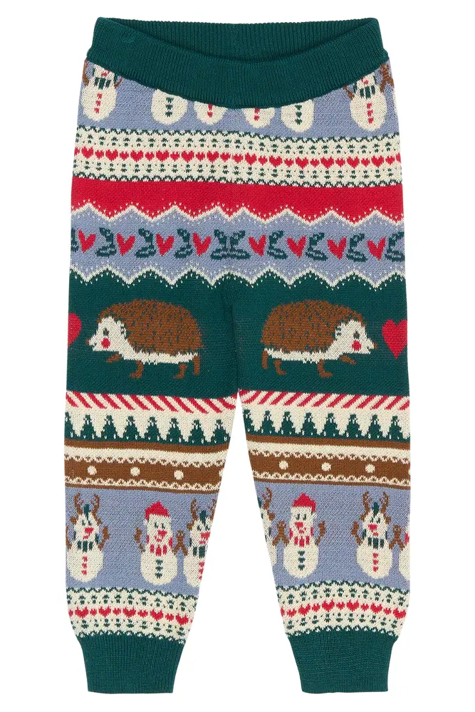 Holiday Jacquard Bukser - MULTI - 98 billede