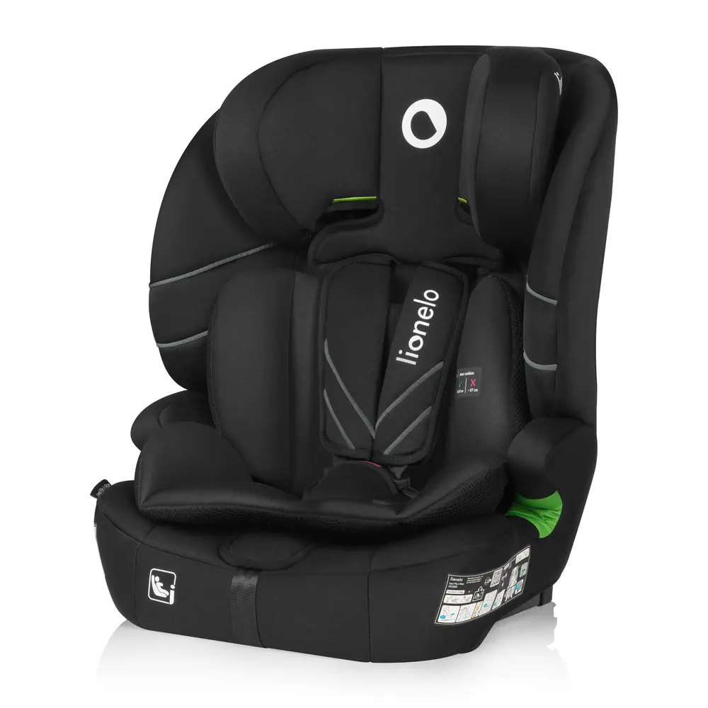 Lionelo Levi Fix i-Size Autostol - Black Carbon billede