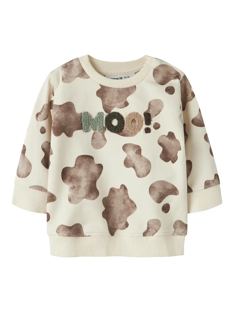 Name It Larry Sweatshirt - Antique White - 74